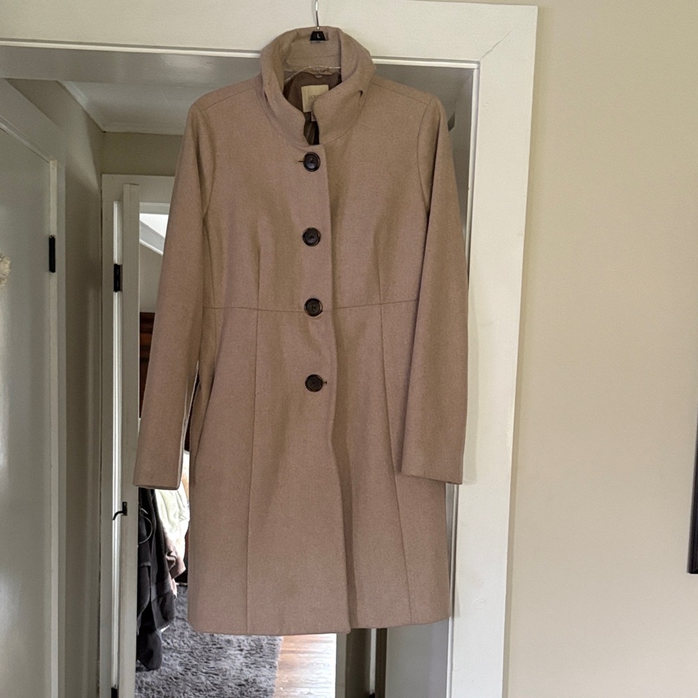 J. Crew Classic Tan Trench Coat